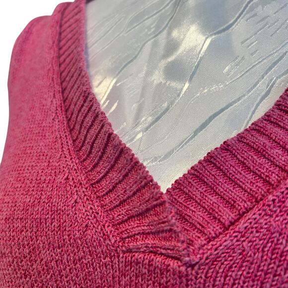 Anthropologie Pink Knit Top Womens Sz XS V Neck Sleeveless Flowy Summer Boho - Picture 7 of 16